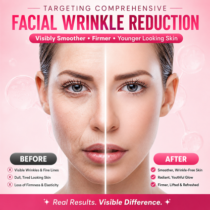 Facial Wrinkle Smoothing Patches — Overnight Anti-Aging Kit (16 Pads)
