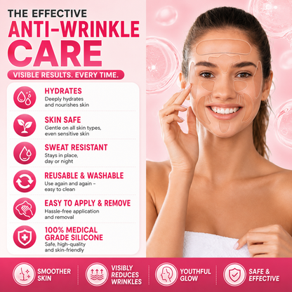Facial Wrinkle Smoothing Patches — Overnight Anti-Aging Kit (16 Pads)