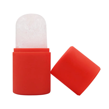 Custom Logo Silicone Facial Ice Roller Reusable Ice Cube Cups Face Ice Ball Massager