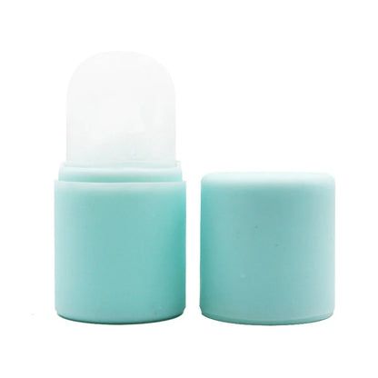 Custom Logo Silicone Facial Ice Roller Reusable Ice Cube Cups Face Ice Ball Massager